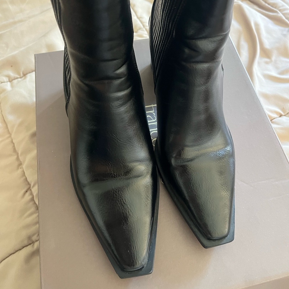 Black Heeled Boots size 6